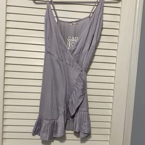 Free People smoke grey dress